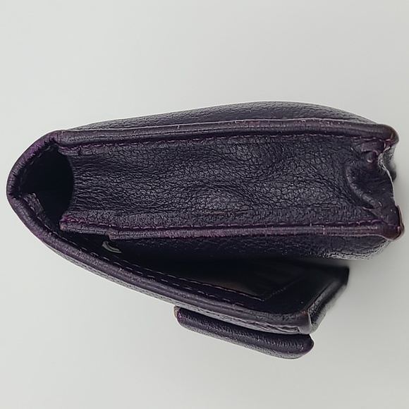 Miu Miu - purple leather bowtie card holder - Picture 4 of 10